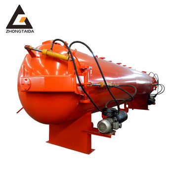 Cots shoes autoclave inflatable silicone ring roller autoclave vulcanization rubber automatic autoclave