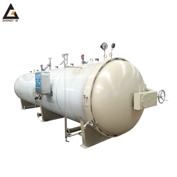 Automatic indirectly heated PLC touch screen automatic control of dual-use automatic rubber shoe autoclave