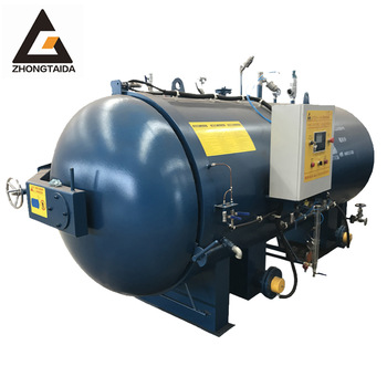 Individually designed steam indirect heating electrical control system for the automatic control of rubber shoes autoclave