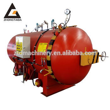 Diameter electric heating automatic and semi-automatic inflatable silicone ring rubber autoclave for shoes