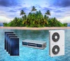 48V Wall Split DC 100% Solar Powered Air Conditioner 9000BTU Off Grid for Island Home use(only cooling)