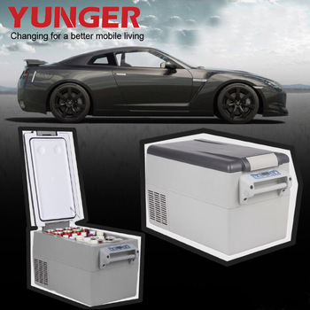 AC/DC Compressor car fridge freezer refrigerator plastic casing high quality portable car fridge freezer 32L 42L 52L