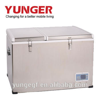 single-temperature style DC 12v portable 80L car refrigerator freezer