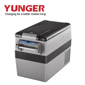 42l car fridge electric ice cooler outdoor using portable freezer 12v 24v mobile