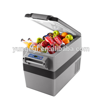 42L portable 12V/24V camping mobile cooling fridge compressor 12V fast cooling fridge freezer