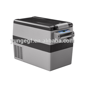 portable anti-vibration 42L mobile 12V compressor DC camping cooler with 3-stage automatic power