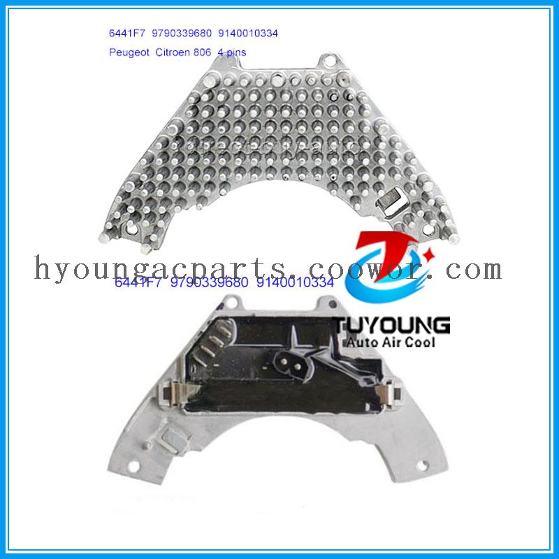 4 pins Fan Blower Resistor for Peugeot Citroen 806 6441F7 9790339680 9140010334