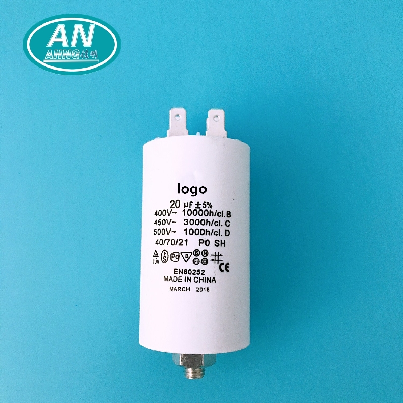 20uf 450V  CBB60 2+2pins water pump Sh film capacitor with screw