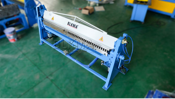 HVAC air duct pneumatic TDF sheet metal edge folding machine manufacturer