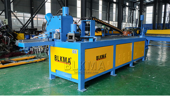 square angle steel hvac pipe angle iron punching and cutting machine