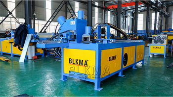 Auto steel angle cutting machine / hydraulic angle steel production line