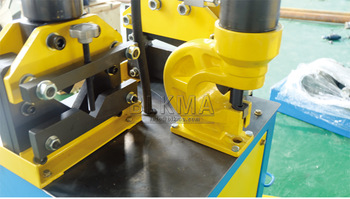 angle steel marking drilling production line / hydraulic hole punching