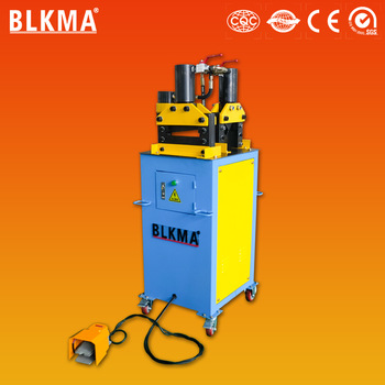 angle steel marking drilling production line / hydraulic hole punching