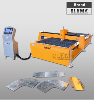 China BLKMA HVAC duct cnc plasma cutting machine price for carbon steel plate