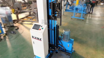 BLKMA vertical hvac air seam locker, high quality duct lock seam closing machine for sell