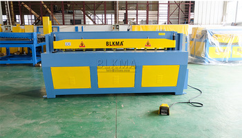 Electric and automation sheet metal shearing machine for made air duct