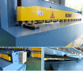 sheet metal powered guillotine shearing machine for sale