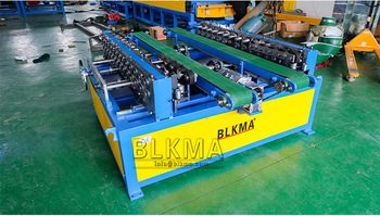 BLKMA rectangular hvac air duct tdf flange forming machine