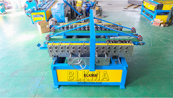 BLKMA Duct processing machines, duplex TDF flange forming machine
