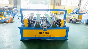 BLKMA Duct processing machines, duplex TDF flange forming machine