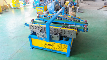 BLKMA Duct processing machines, duplex TDF flange forming machine