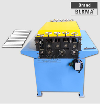 BLKMA Square Duct Stainless Sheet Plate Leveling Groove Beading Machine For Sale