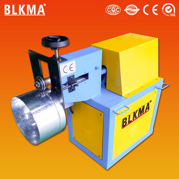 BLKMA HVAC air round duct steel tube motor rotary bending machine for sale