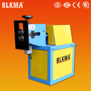 Hot sale round hvac duct tenny & wiring machine / BLKMA aluminium tube tennying and wiring machine