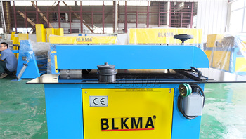 New design for hvac air pipe slitting beading machine / high quality tube beading machine