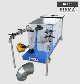 hvac metal sheet elbow making machine,round duct elbow cold forming machine