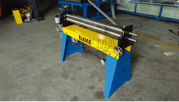 hvac iron sheet three rolling bending machine