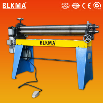 1.3 m Asymmetrical three-roller Bending rolling Machine from factory