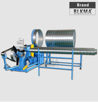 BLKMA spiral air duct forming machine / high quality auto hvac spiral air duct forming machine for sale