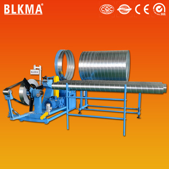 hvac air round roller spiral duct machine / fixed die spiral duct machine for air duct making