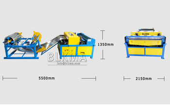 good price metal casting machines air tube duct production line