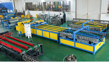 Hvac rectangular duct forming machine / sheet metal duct line 4 factory price