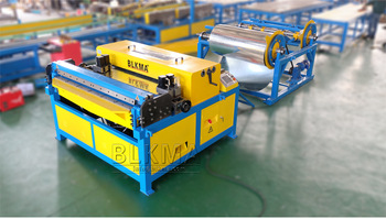 sheet metal auto duct line III, hvac cnc auto duct production line