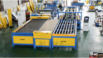 Factory made U autoline V, square tube forming machine, square air duct line for HVAC