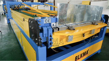 Hydraulic hvac square duct line 5 machine, high speed with air duct making machine hot sale