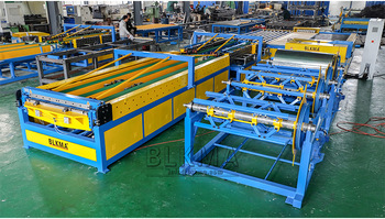 China supplier MS sheet duct auto line V, air duct line V, air duct machine for square tube