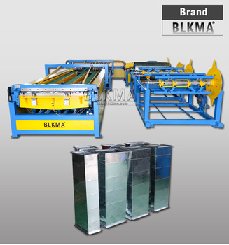 hot sale duct board manufacture auto line / duct production line 5