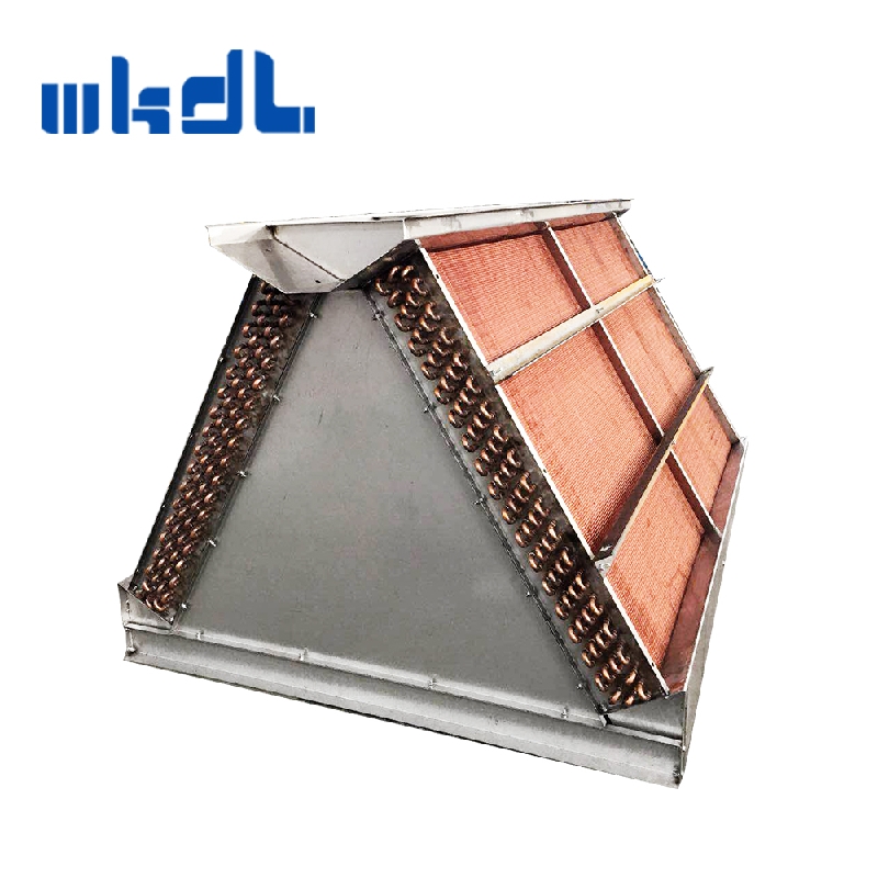 copper tube and fin air cooled condenser