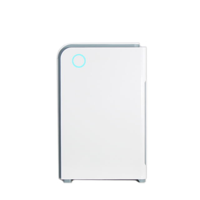 Touch panel with control smart air purifier with HEPA filter and