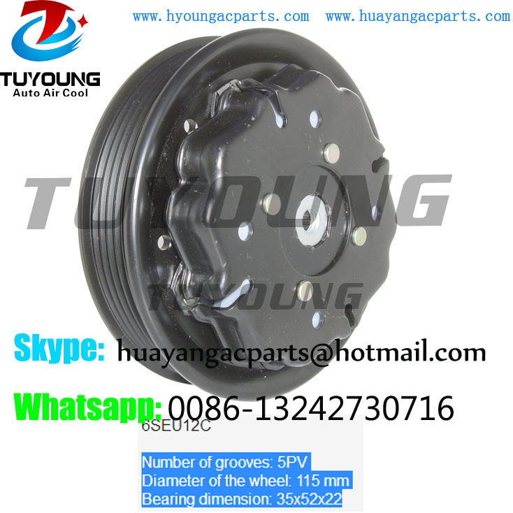 6SEU12C AC Compressor clutch Mercedes-Benz A140 A160 A170 A190 A210 447220-8362 447170-2321 A0002309411