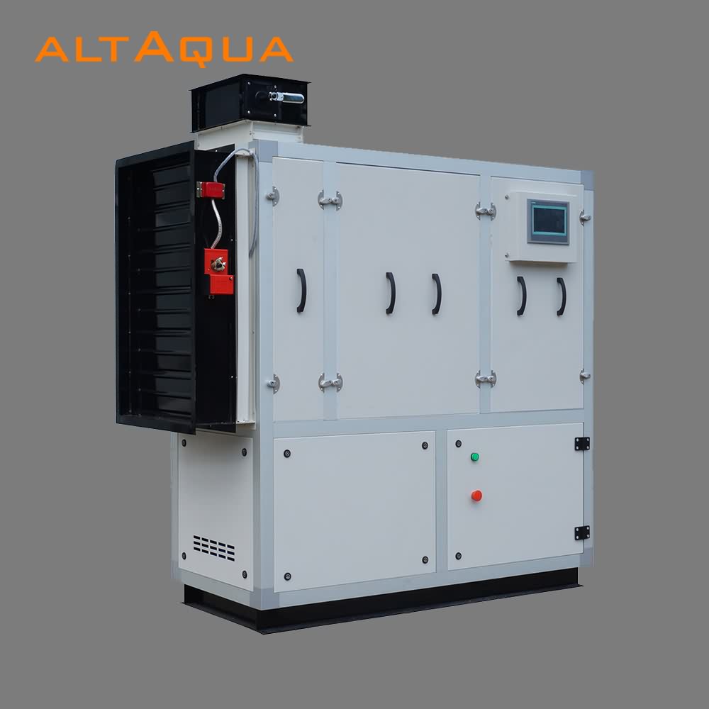 Altaqua 15Liter/h air cooling/heating water heating ahu with commercial air dehumidifiers for industrial use