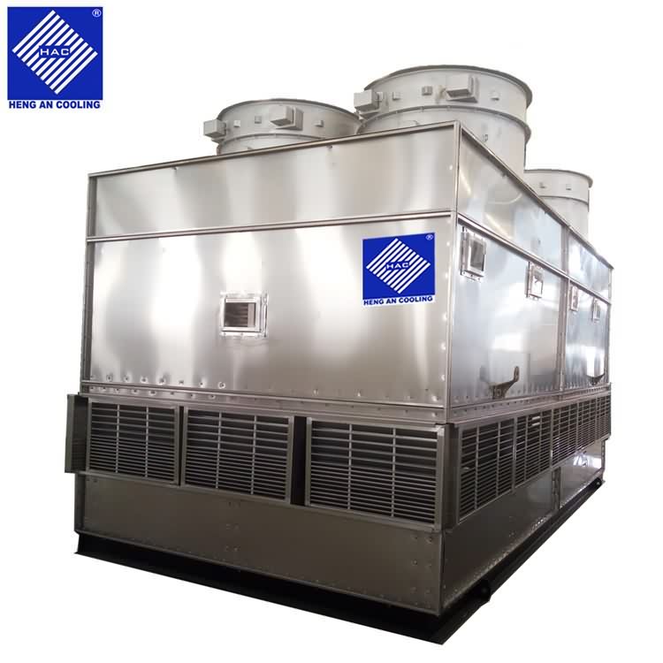 Closed system stainless steel coil counter flow cooling tower