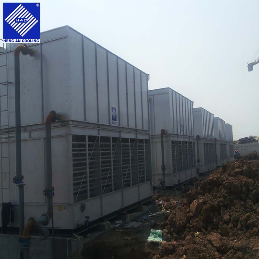 Cross flow closed circuit cooling tower