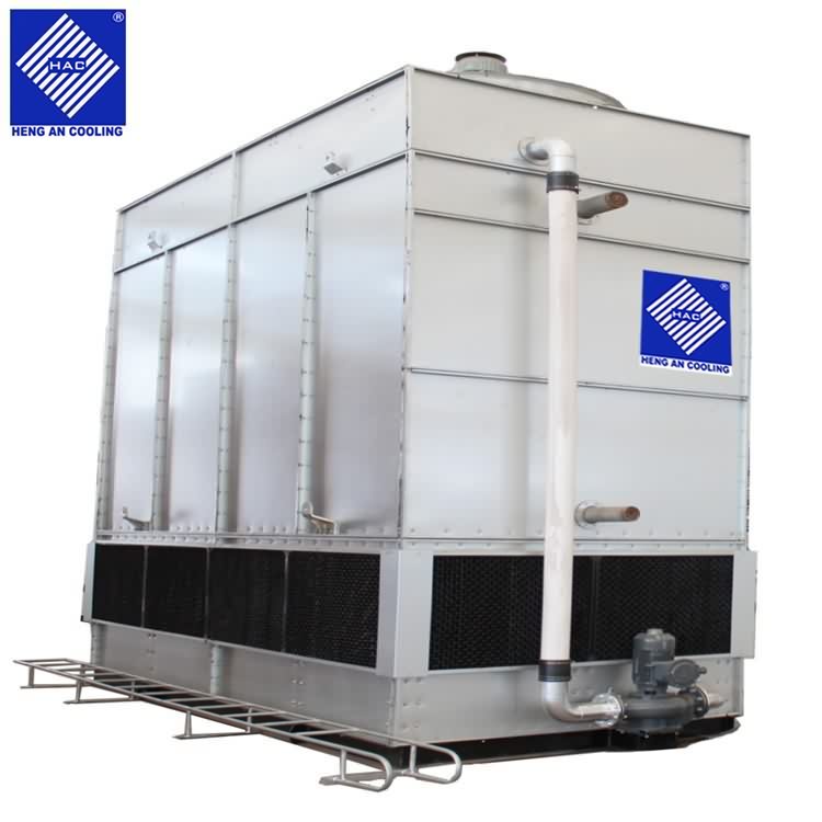 Long lasting counter flow closed circuit water treatment cooling tower