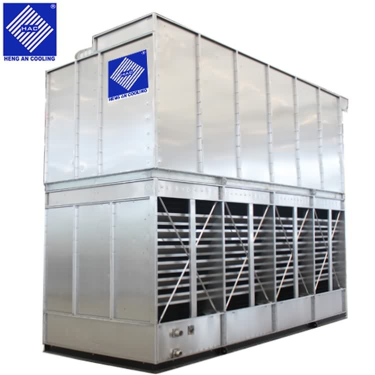 Eco friendly industrial cross flow closed circuit hvac cooling tower