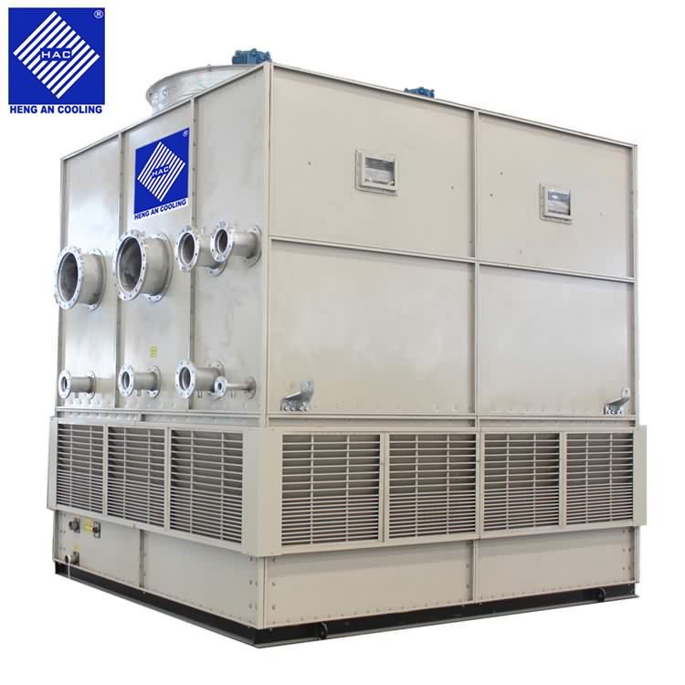 Closed system stainless steel coil counter flow cooling tower